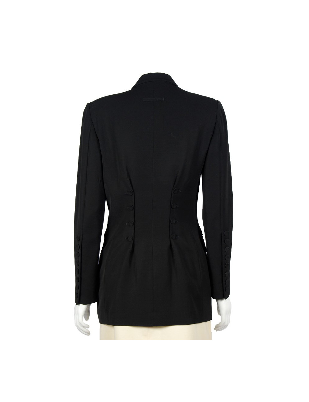 Jacket Jean-Paul GAULTIER wool cold black T38