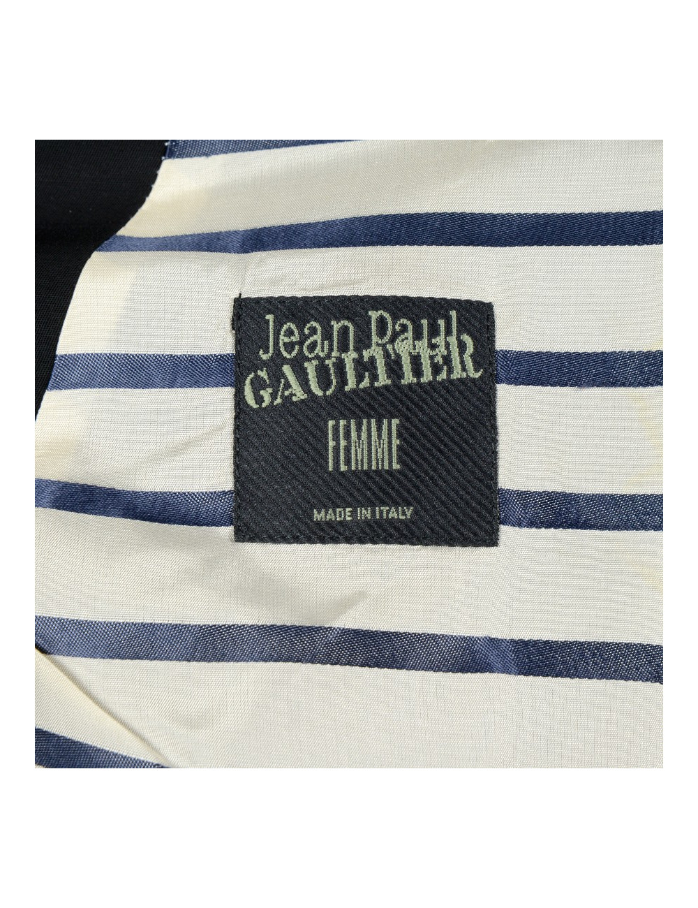 Jacket Jean-Paul GAULTIER wool cold black T38
