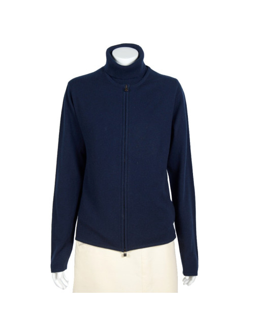 Twin-set HERMES cachemire bleu marine