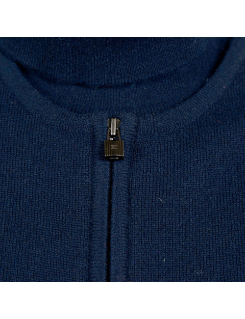 Twin-set HERMES Navy Blue cashmere XL t