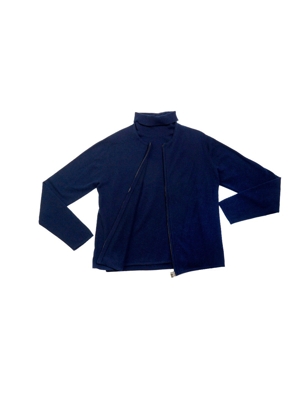 Twin-set HERMES Navy Blue cashmere XL t