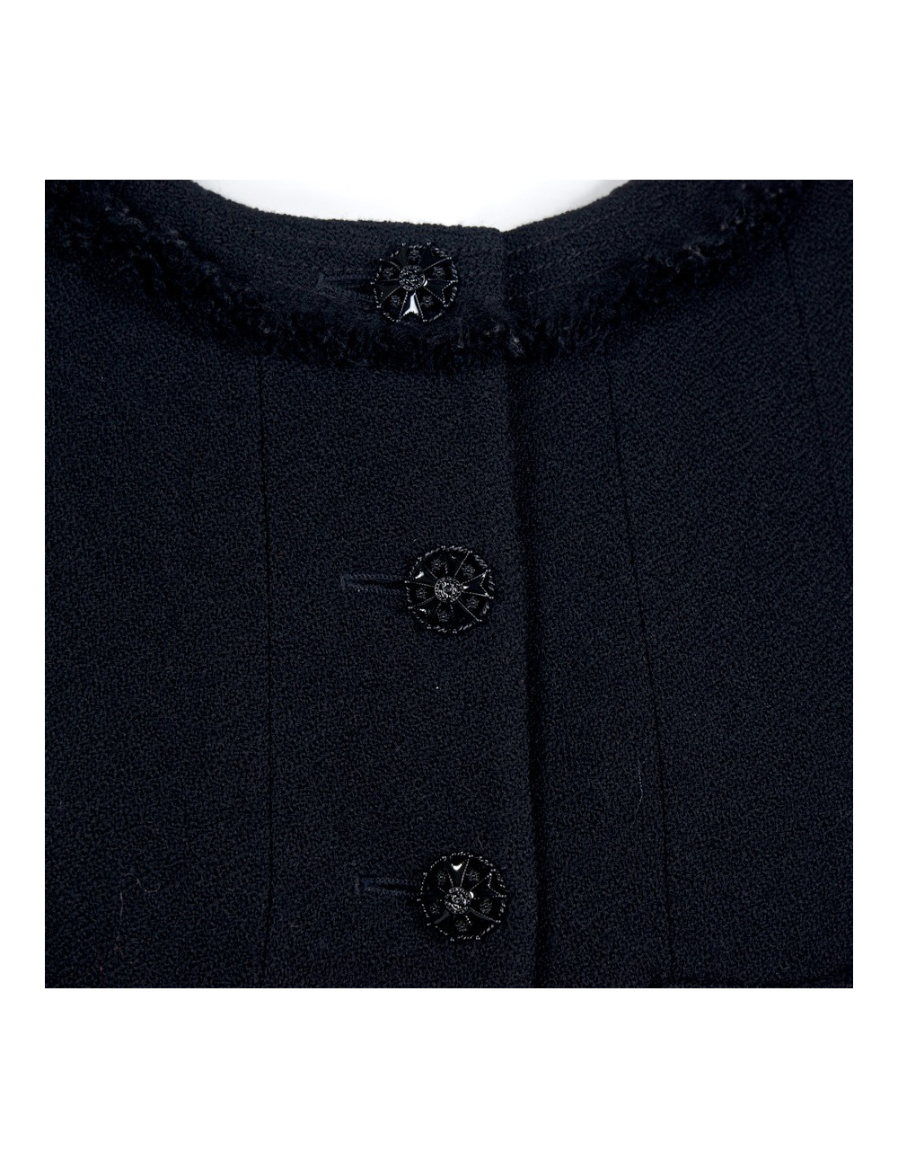 Veste CHANEL T36 laine noire