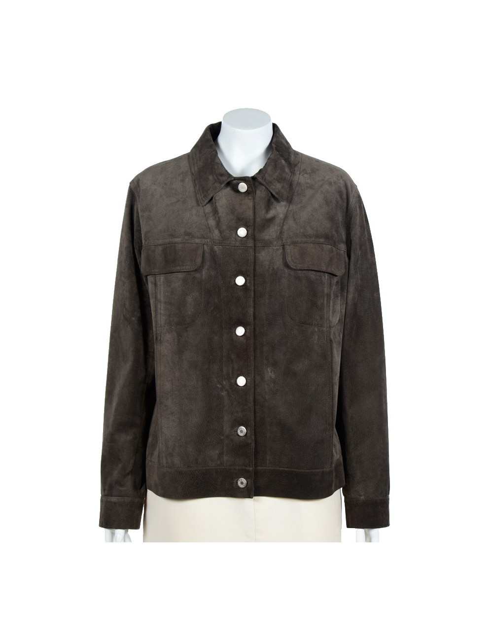 Veste en daim HERMES