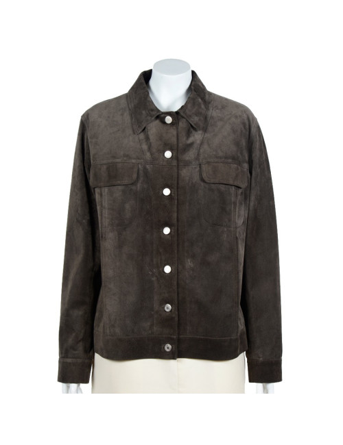 Veste en daim HERMES