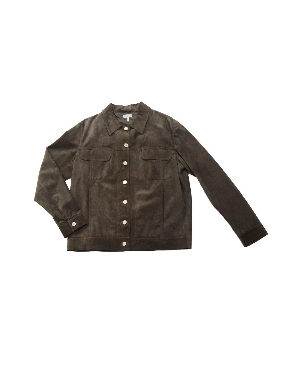 HERMES T42 (pecarie) leather jacket bronze