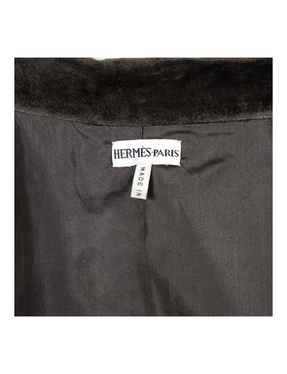 Veste en daim HERMES