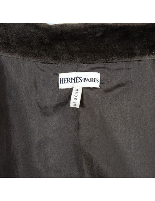 Veste en daim HERMES