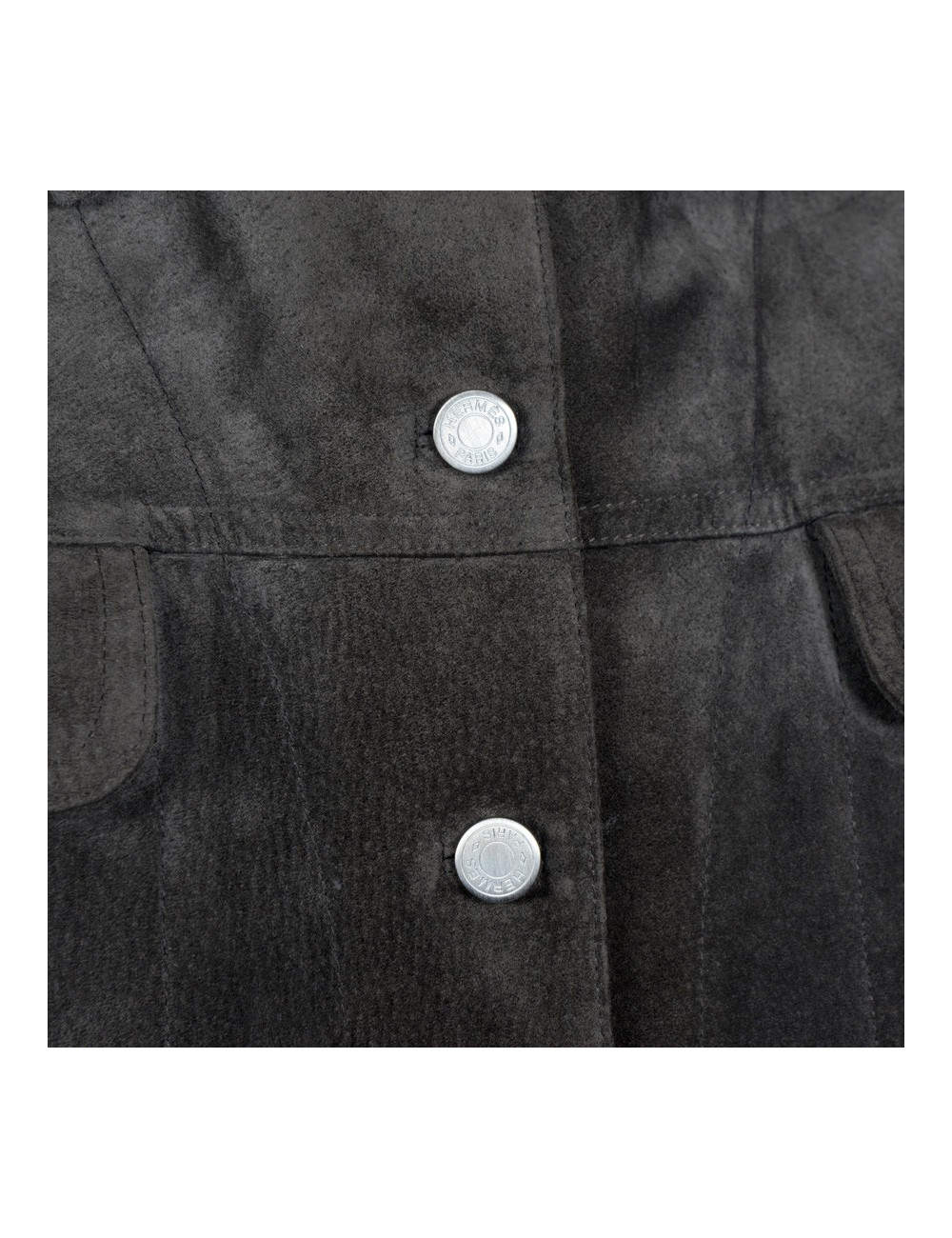 Veste en daim HERMES