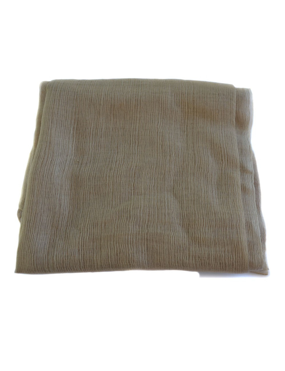 Etole HERMES Plume beige foncé en cachemire et soie