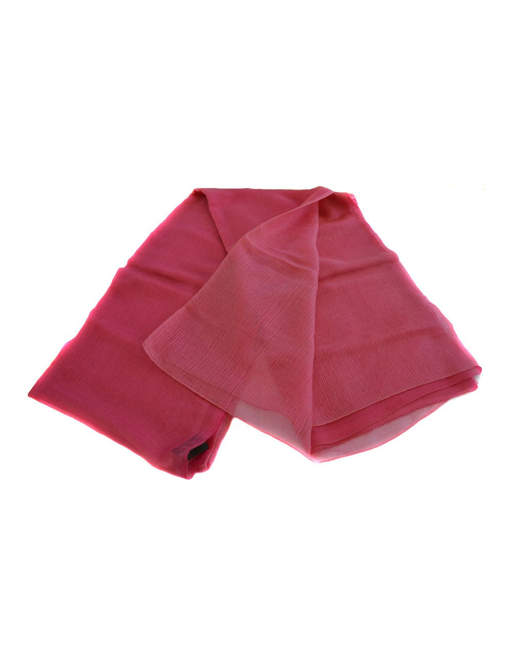 Scarf HERMES feather two-tone dark pink and light pink in cashmere and silk