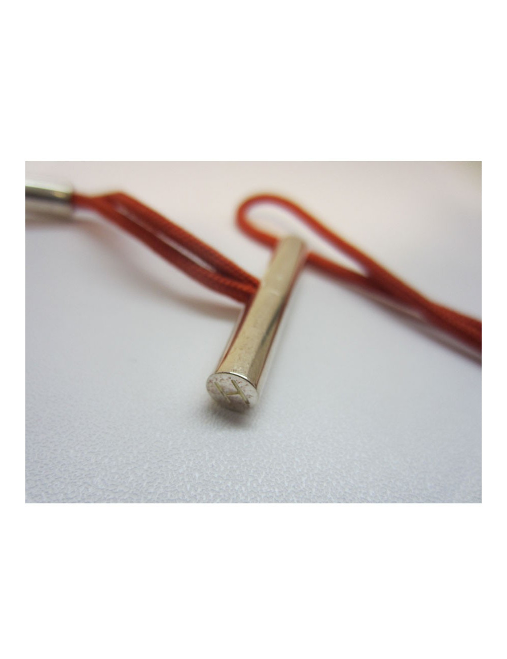 Ras massive silver neck HERMES necklace