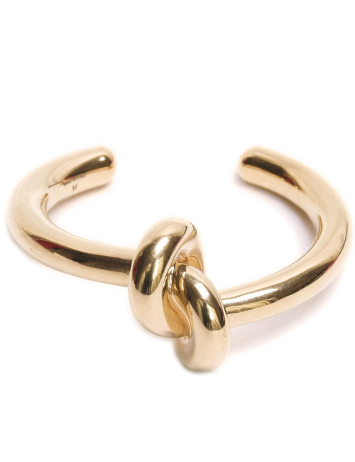 Bracelet noeud marin CELINE métal doré