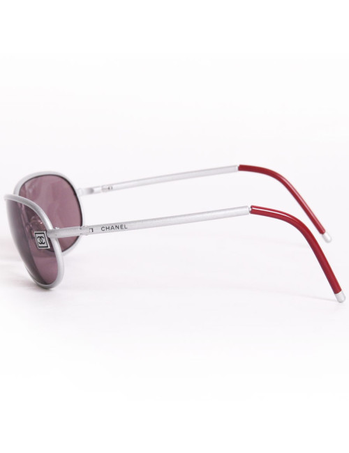 Lunettes de soleil CHANEL acier gris