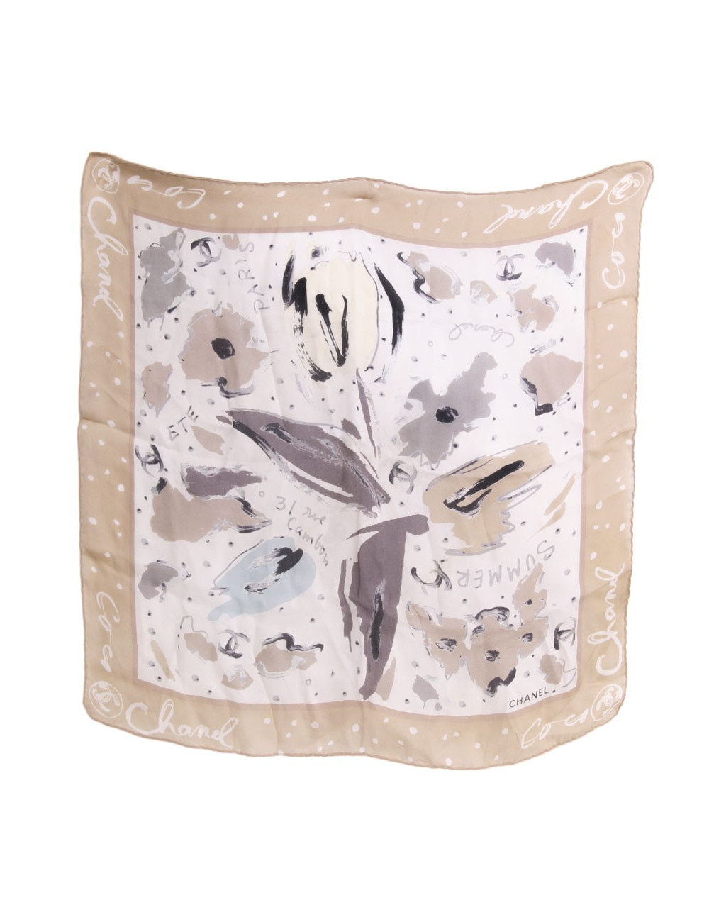 Petit foulard CHANEL en soie