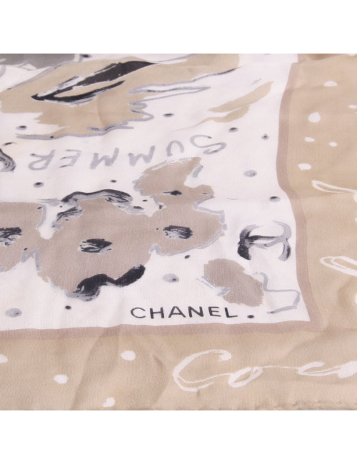Small CHANEL silk scarf