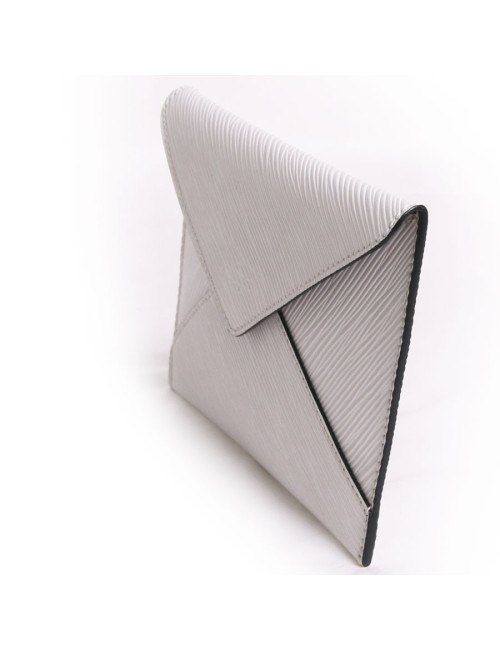 LOUIS VUITTON wallet white epi leather