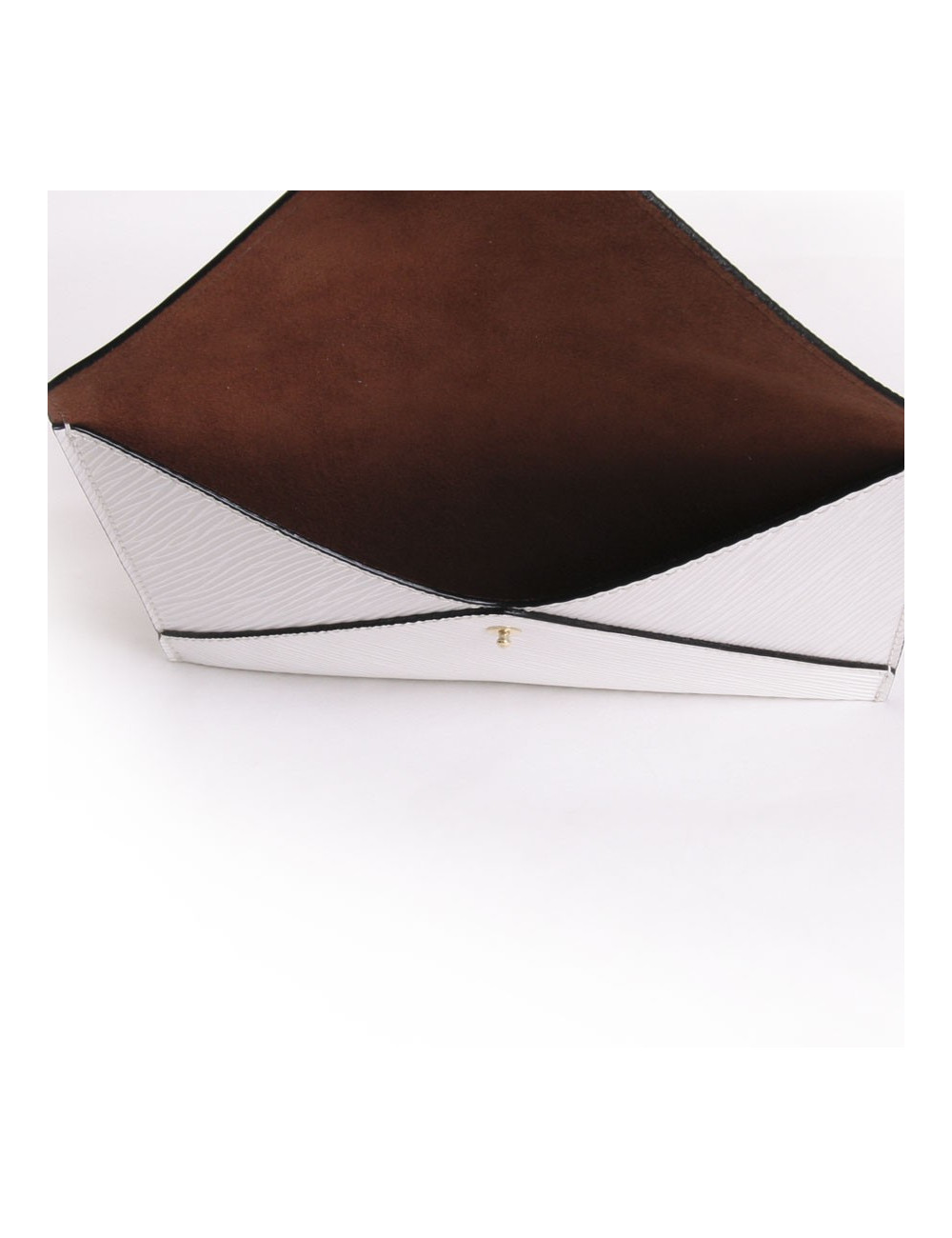 LOUIS VUITTON wallet white epi leather