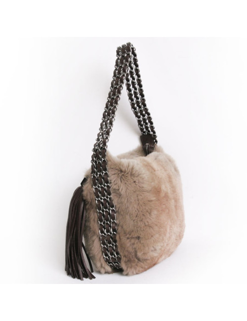 Sac CHANEL en fourrure