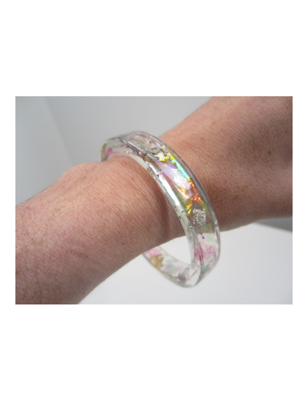 Bracelet transparent "Incrustations" CHANEL