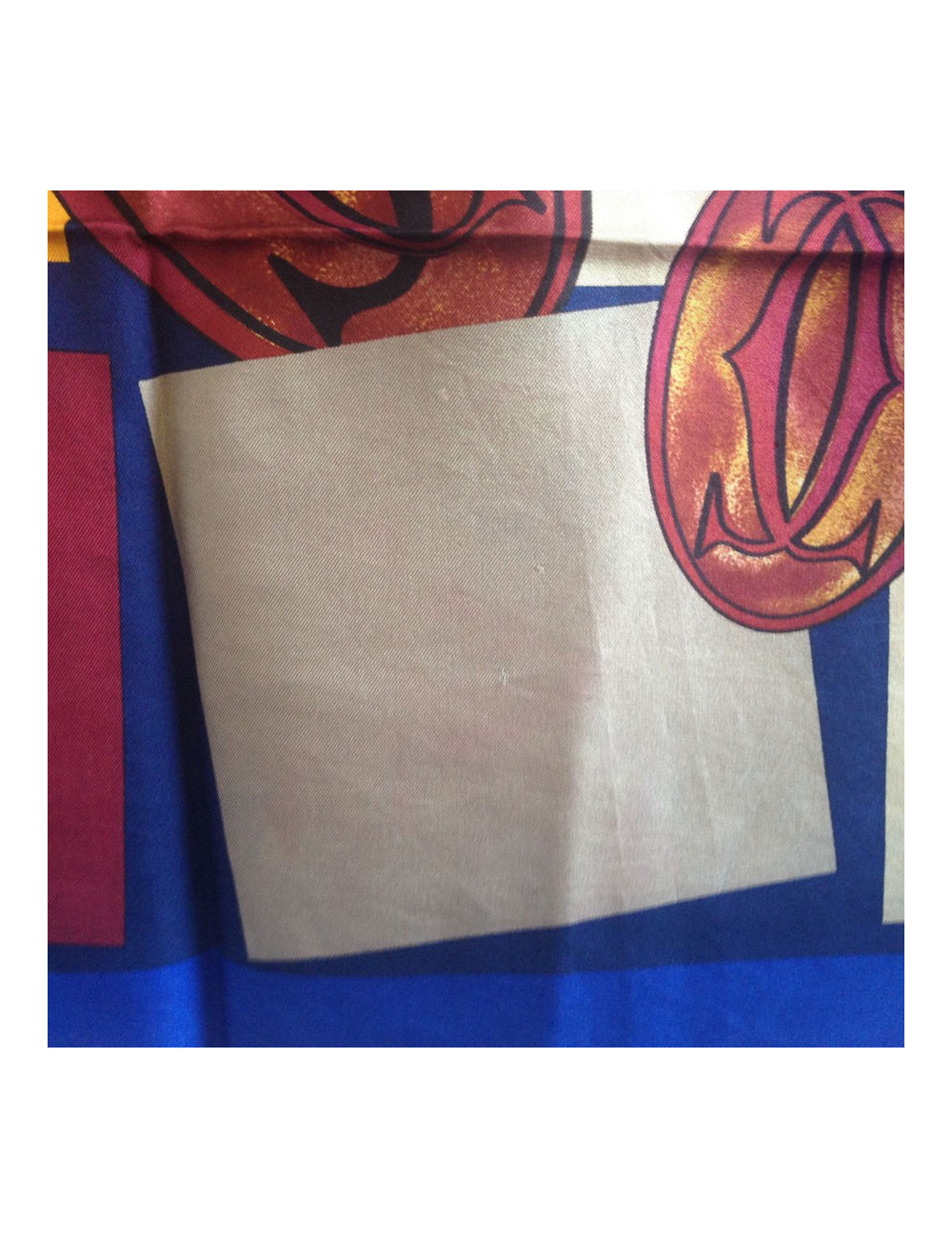 CARTIER vintage silk scarf