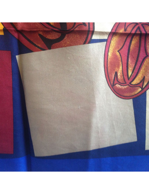Foulard CARTIER vintage en soie