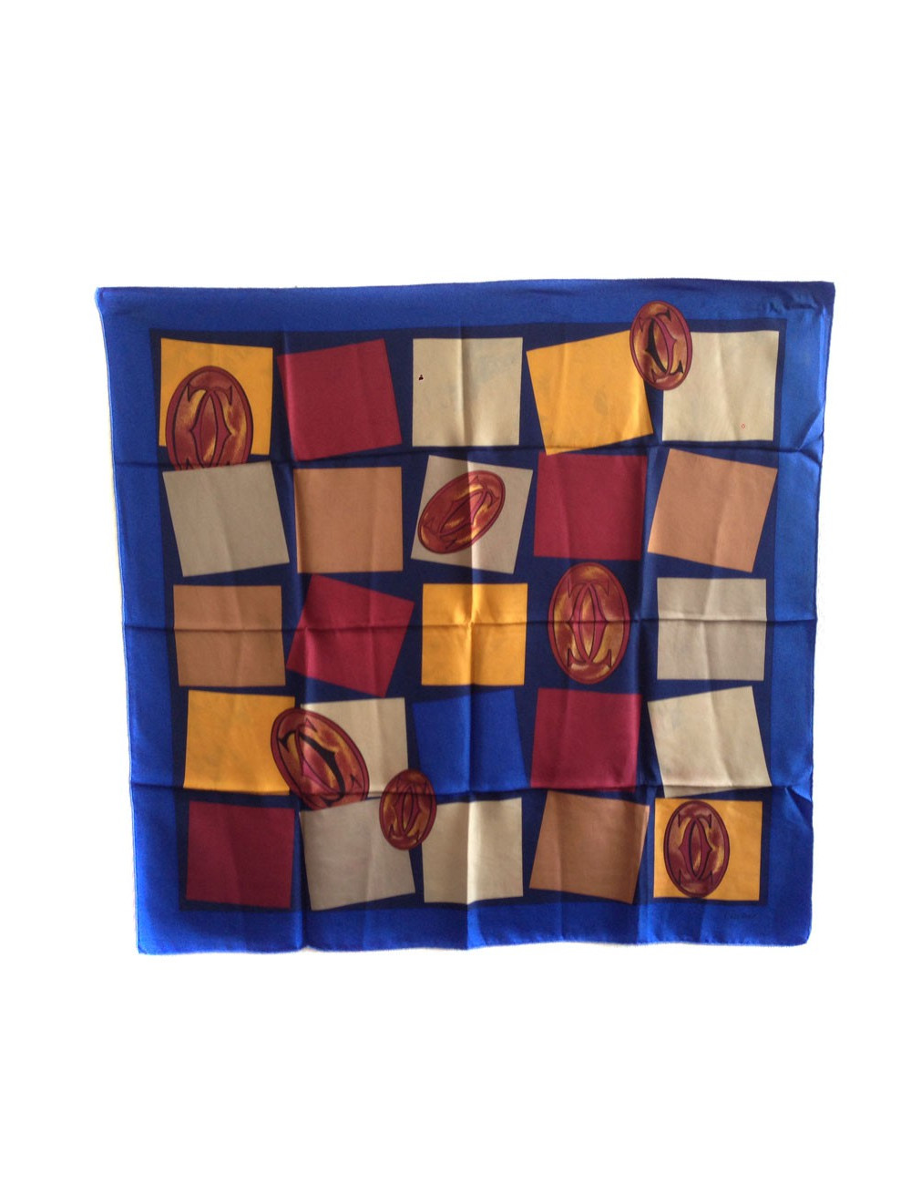 CARTIER vintage silk scarf