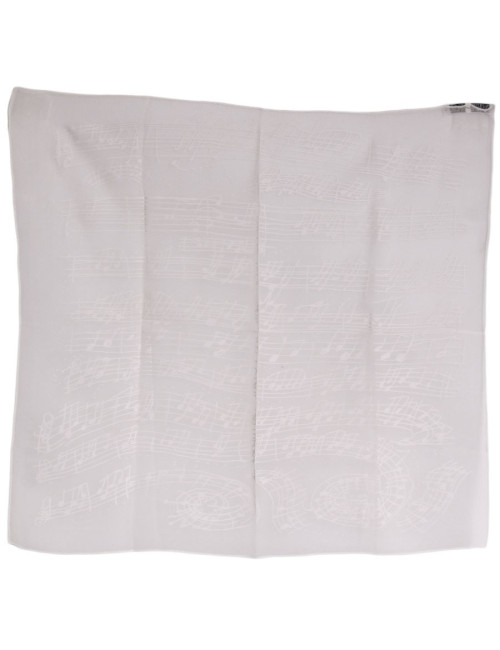 Foulard "Gavroche" HERMES en soie beige