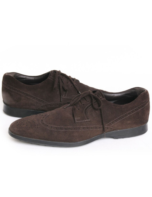 Mocassins TOD S t 9 en daim marron