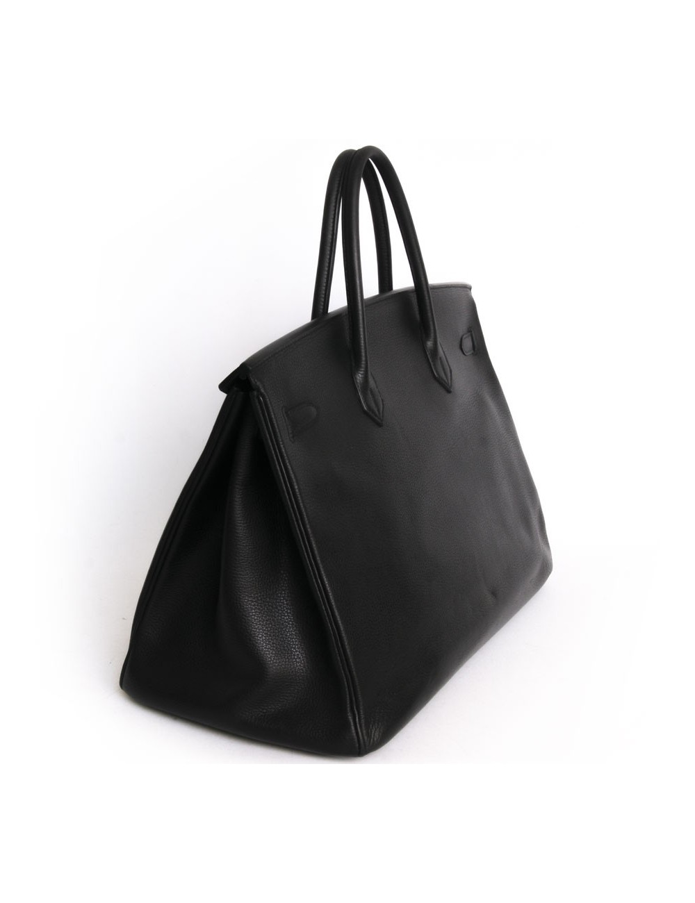 Birkin 40 HERMES black calf epsom leather