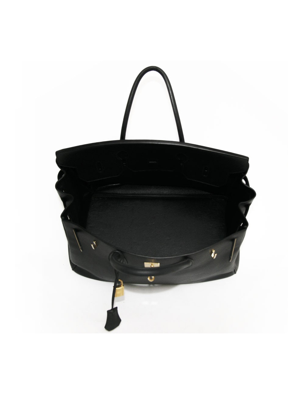 Birkin 40 HERMES cuir epsom noir