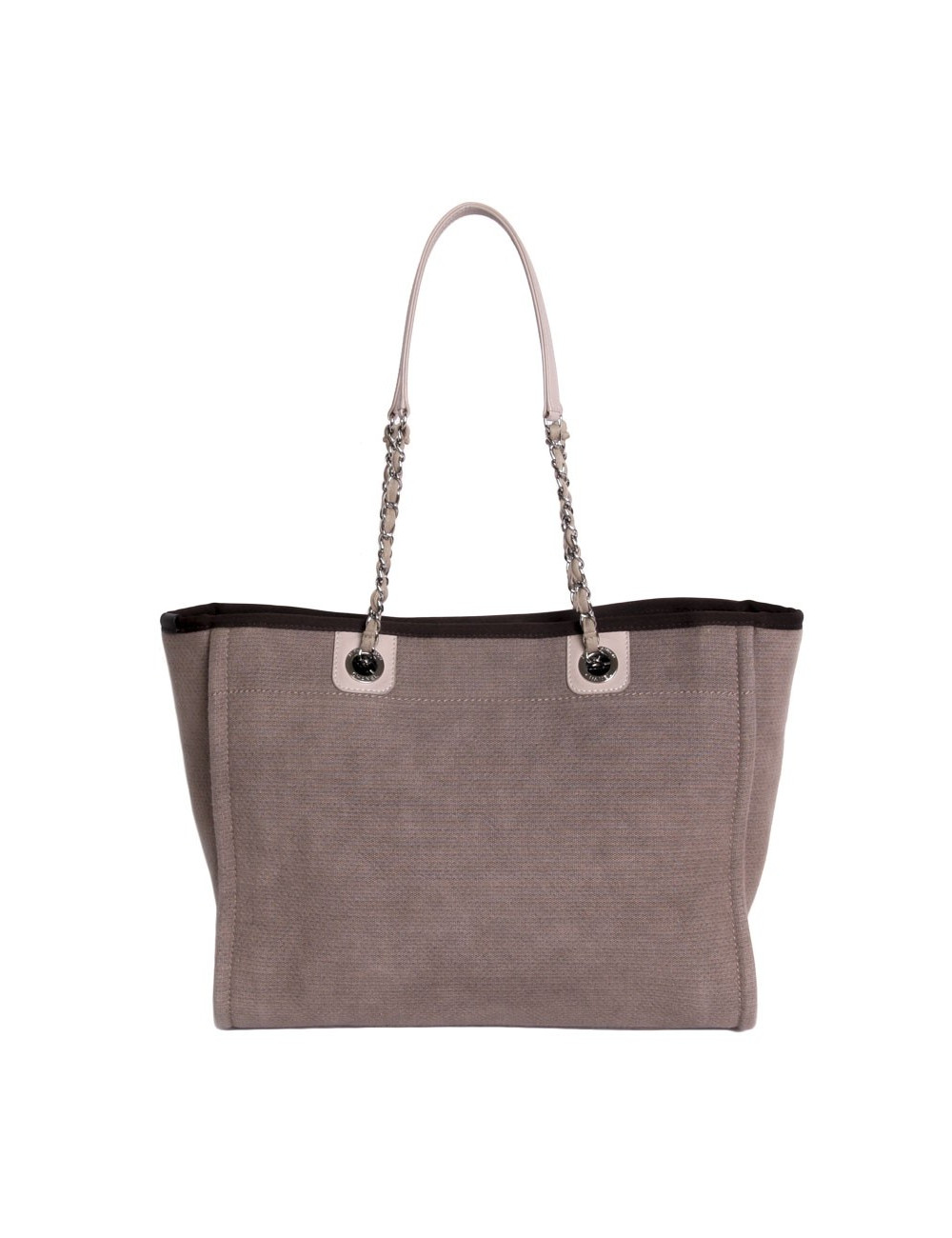 sac "31 rue cambon" CHANEL en toile kaki