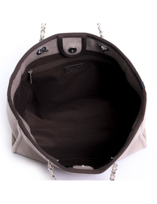 Bag "31 rue cambon" CHANEL khaki canvas