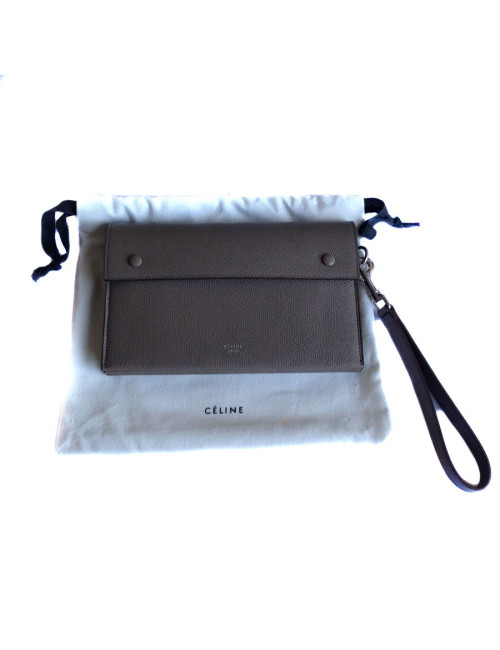 Cover CÉLINE grained leather taupe