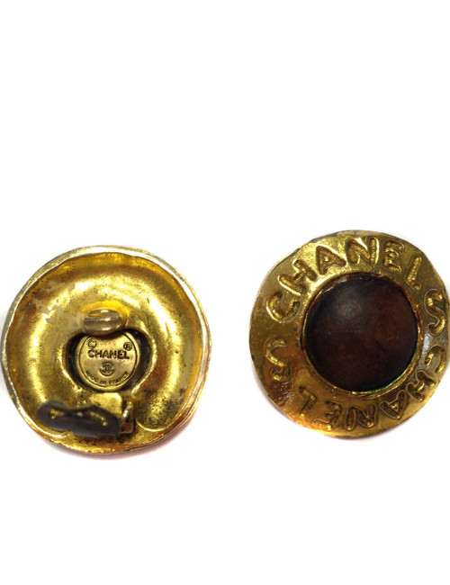 Clips d'oreille CHANEL  Couture vintage 