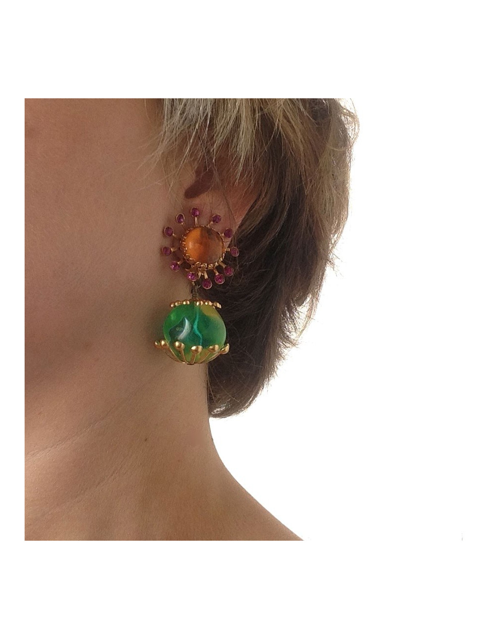 Clips d'oreille CHRISTIAN LACROIX  Vintage