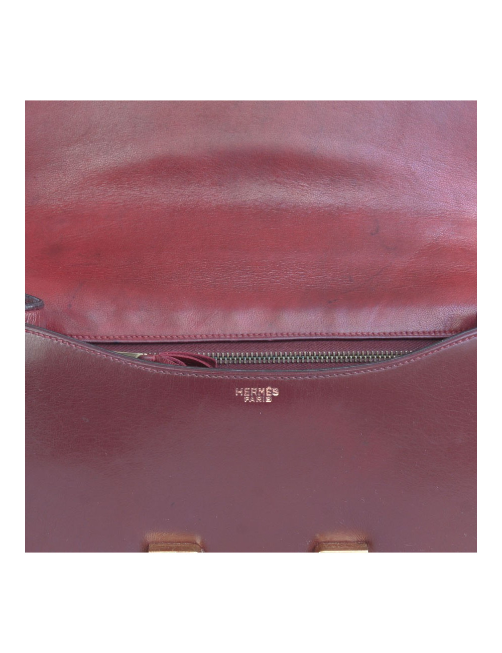 Red box: Vintage Leather HERMES Constance bag