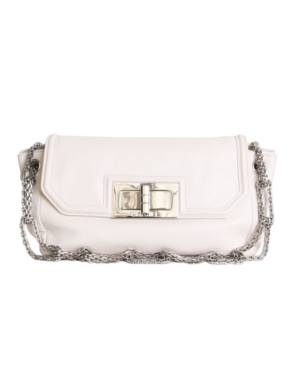 Sac CHANEL en cuir beige