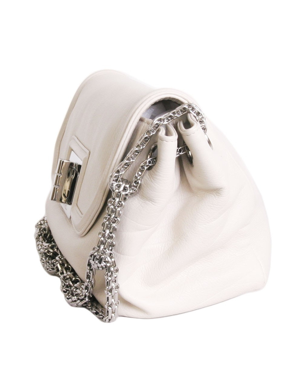 Sac CHANEL en cuir beige