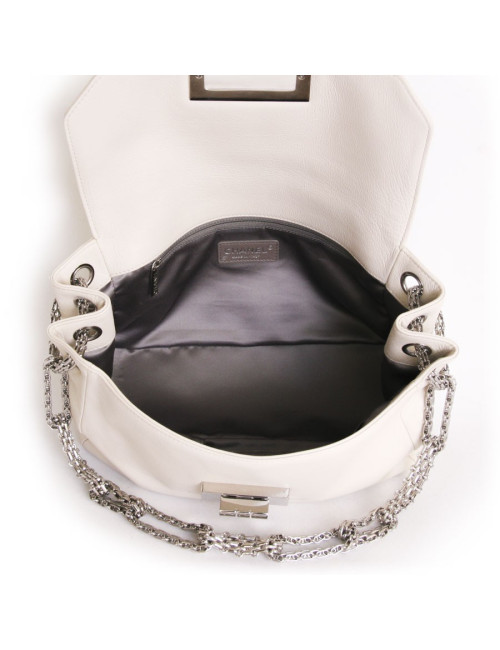 Sac CHANEL en cuir beige