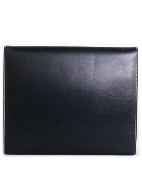 Sleeve YVES SAINT LAURENT blue box leather