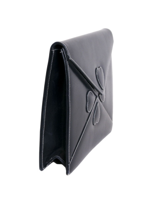 Sleeve YVES SAINT LAURENT blue box leather