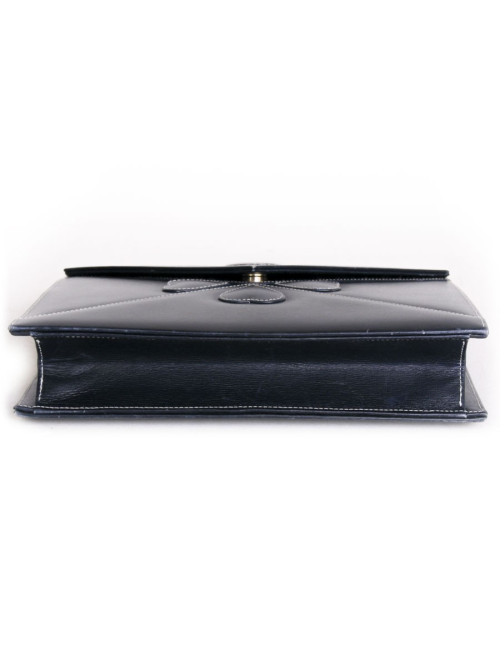 Sleeve YVES SAINT LAURENT blue box leather