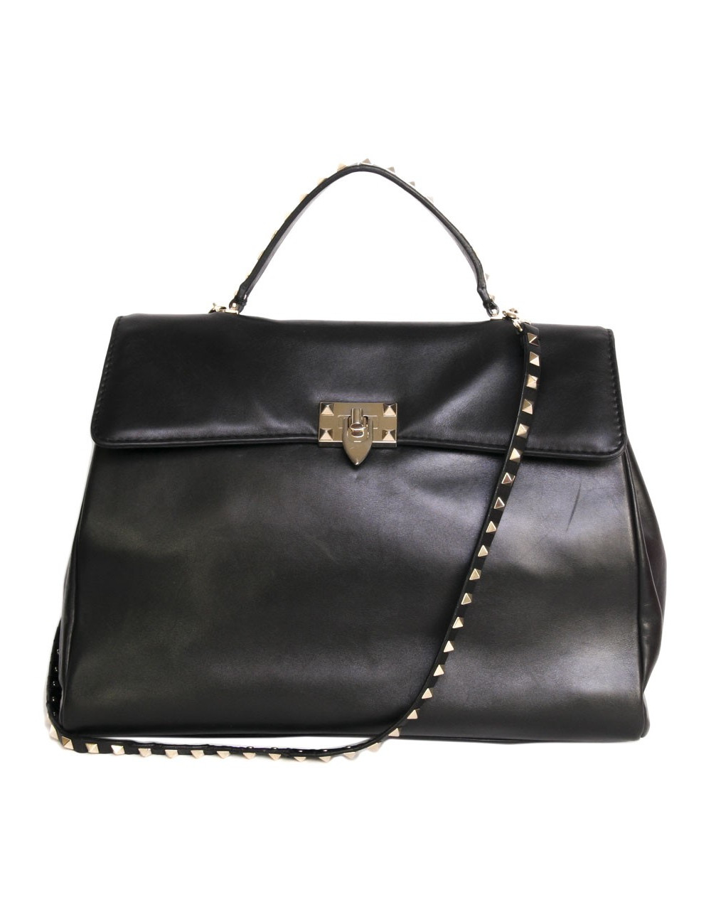 Sac VALENTINO en cuir d'agneau noir 