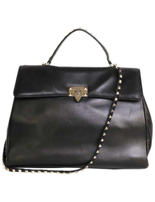 Sac VALENTINO en cuir d'agneau noir 