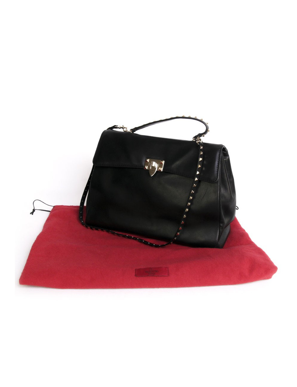 Black lamb leather bag VALENTINO