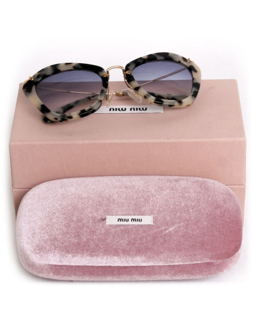 Lunettes de soleil MIU MIU "beige havana"