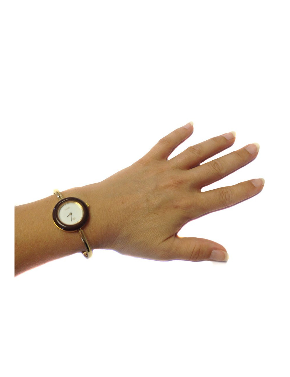 Watch GUCCI "timepieces" laminated editable dial gold bracelet