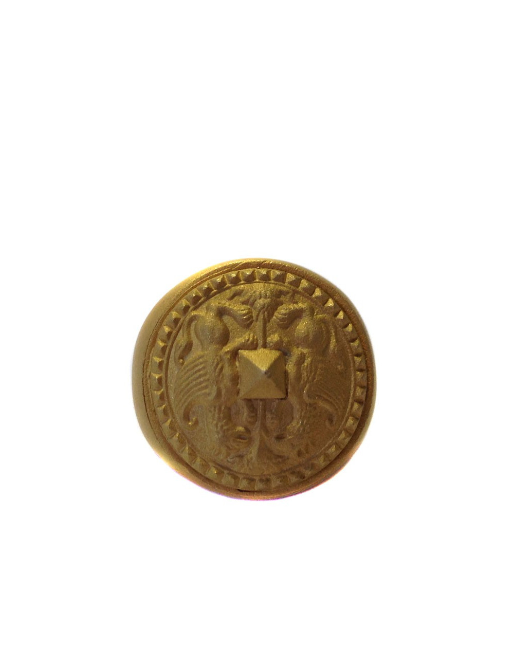 bague VALENTINO Taille S  métal doré mat 