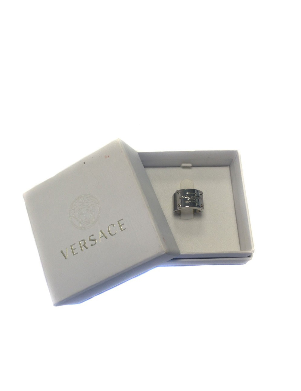 bague VERSACE en laiton palladié  T 60