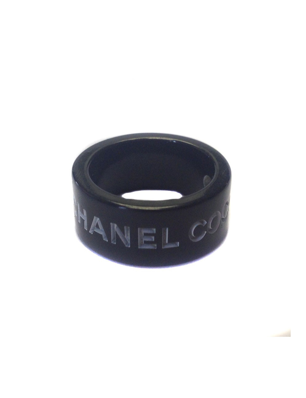Bague  CHANEL   t ??  "coco chanel" noire